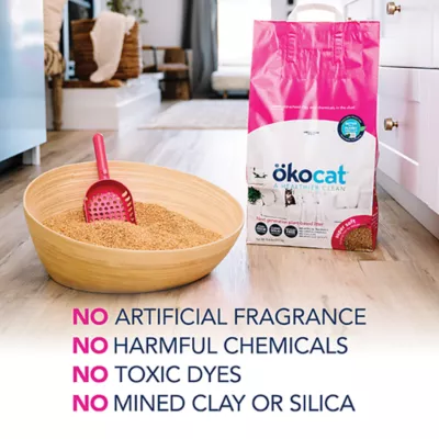Product Okocat® Super Soft Clumping Wood Cat Litter - Low Dust, Natural