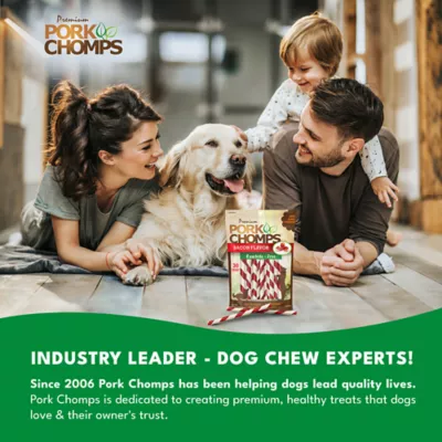 Pork Chomps™ Rawhide Free Twists Dog Treat - Bacon - Image 7