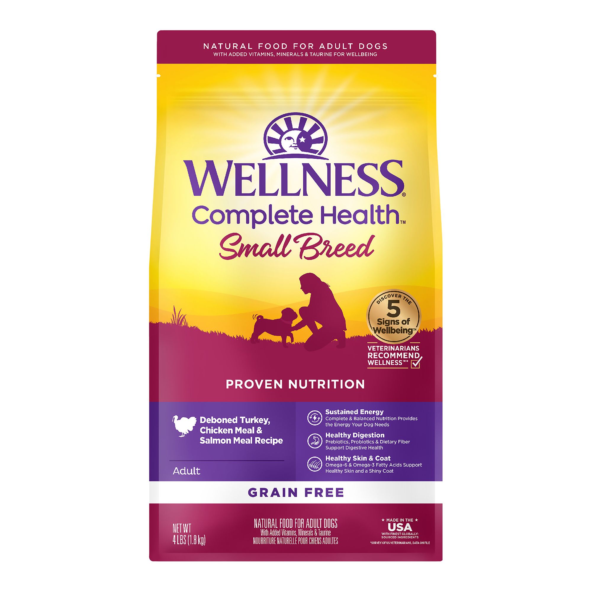 wellness grain free small breed dog food