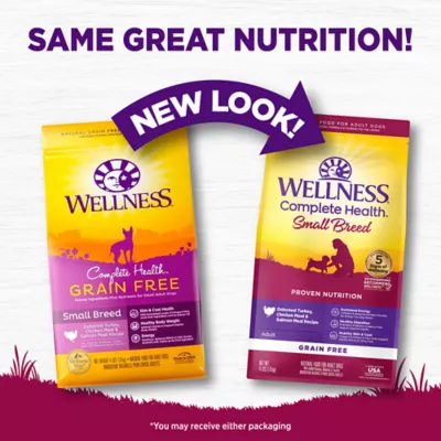 Product Wellness® Complete Health Small Breed Adult Dry Dog Food - Grain Free, Turkey, Chicken & Salmon