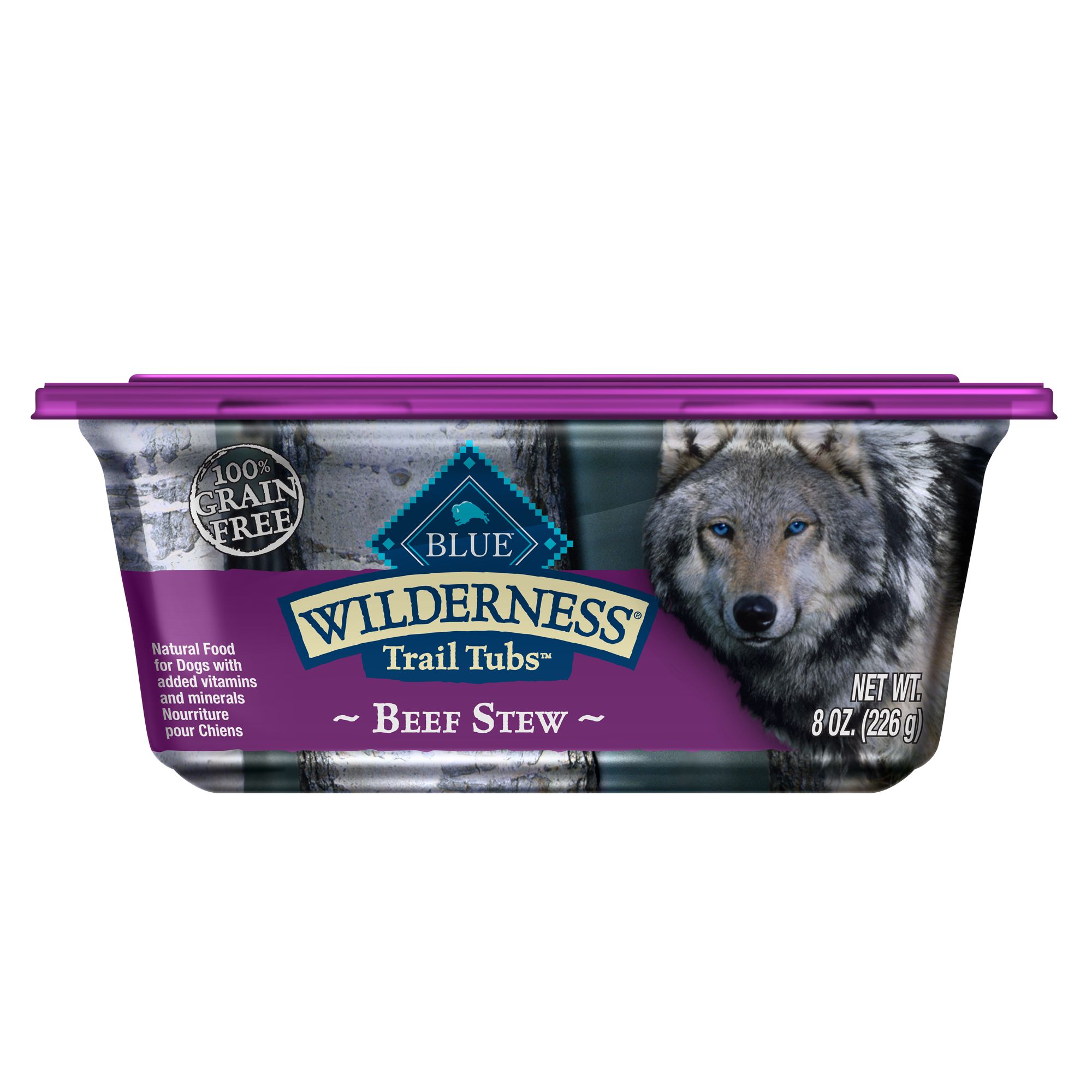 BLUE Wilderness® Trail Tubs Dog Food Natural, Grain Free, Beef Stew