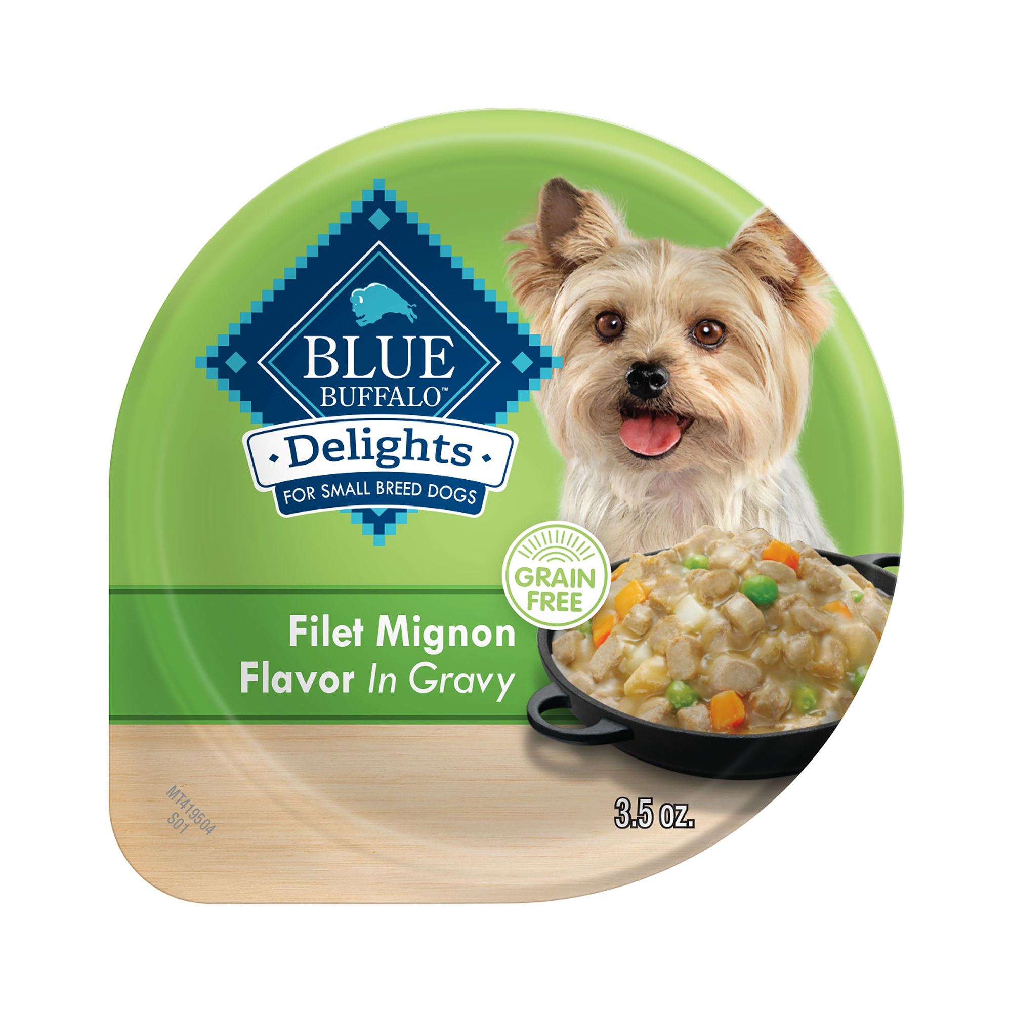 Blue Buffalo Divine Delights Small Breed Adult Wet Dog Food Natural 3.5 Oz