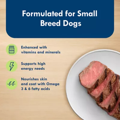 Product Blue Buffalo® Delights Small Breed Adult Wet Dog Food - Filet Mignon in Gravy, 3.5 oz