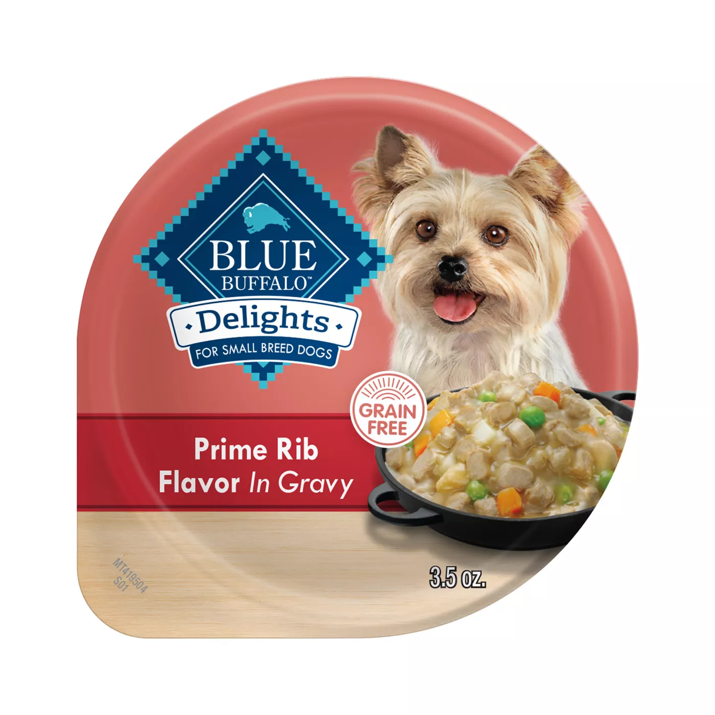 Blue Buffalo Divine Delights Small Breed Adult Wet Dog Food Natural 3.5 Oz