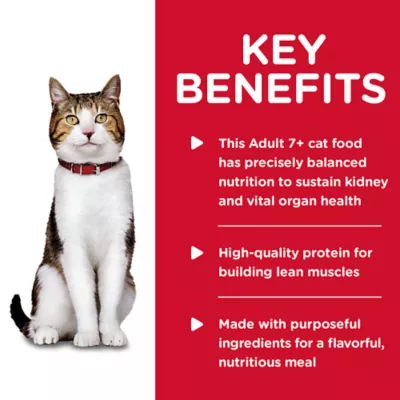 Product Hill's® Science Diet® Adult 7+ Cat Food - Savory Turkey