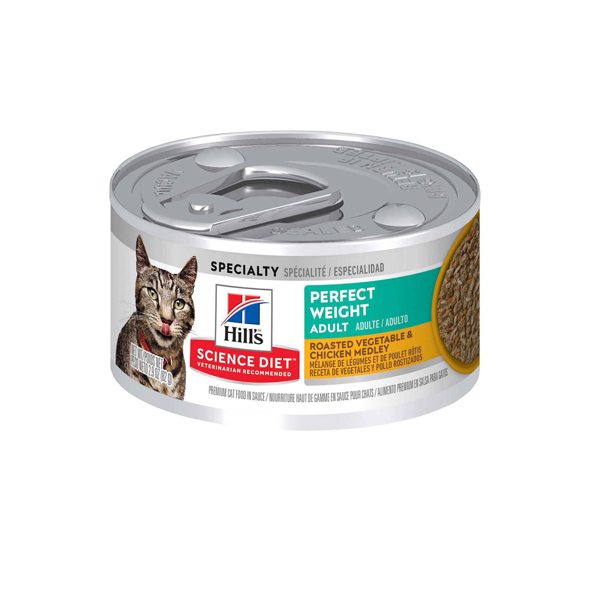 Hill s Science Diet Perfect Weight Adult Cat Food Roasted Vegetable Chicken Medley