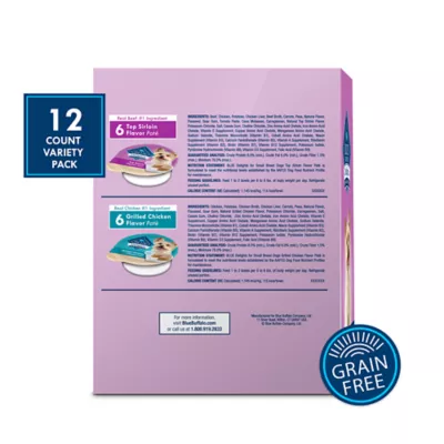Product Blue Buffalo Delights Small Breed Variety Pack Adult Wet Dog Food - Top Sirloin & Grilled Chicken