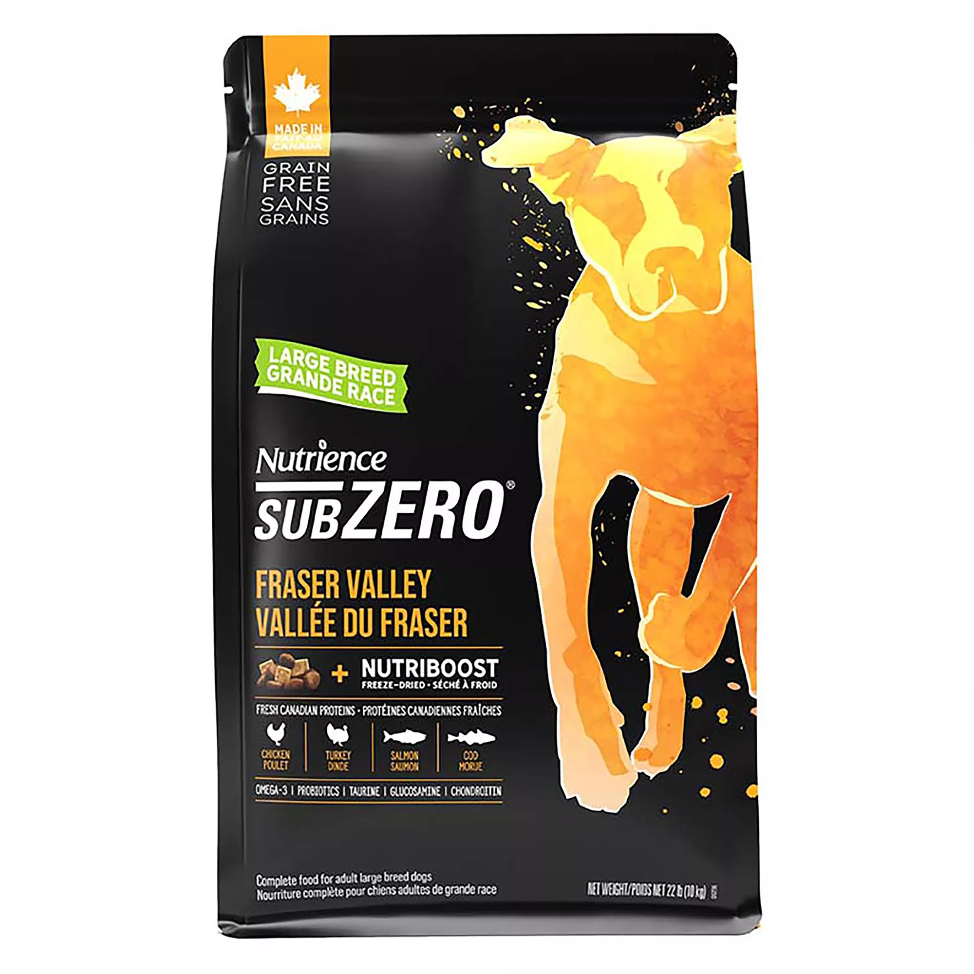 Nutrience SubZero Large Breed Adult Dog Food - Grain Free, Fraser Valley