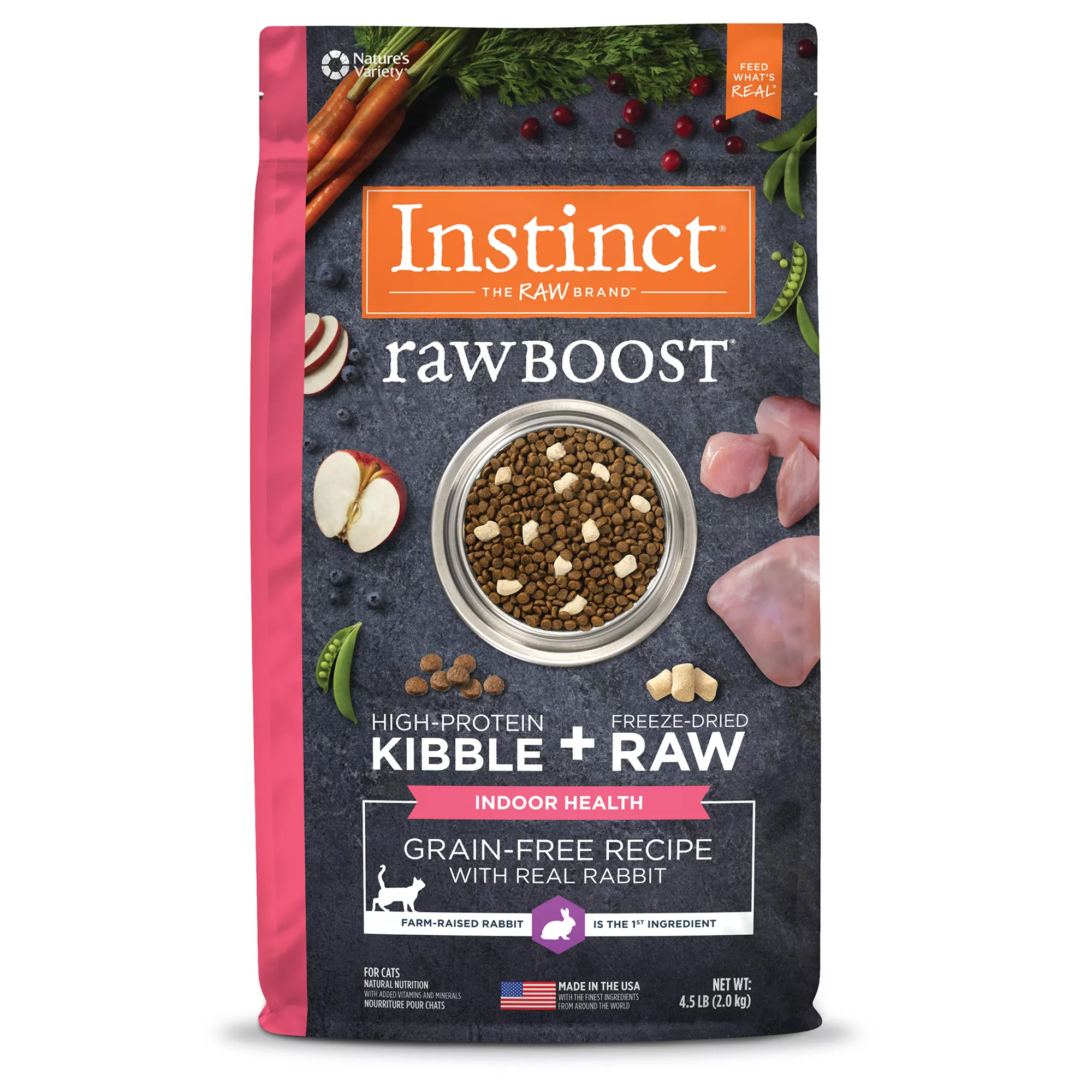 Instinct® Raw Boost Indoor Health All Life Stage Dry Cat Food - Rabbit