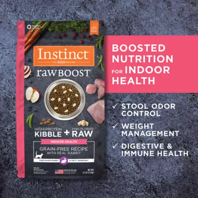 Product Instinct® Raw Boost Indoor Health All Life Stage Dry Cat Food - Rabbit