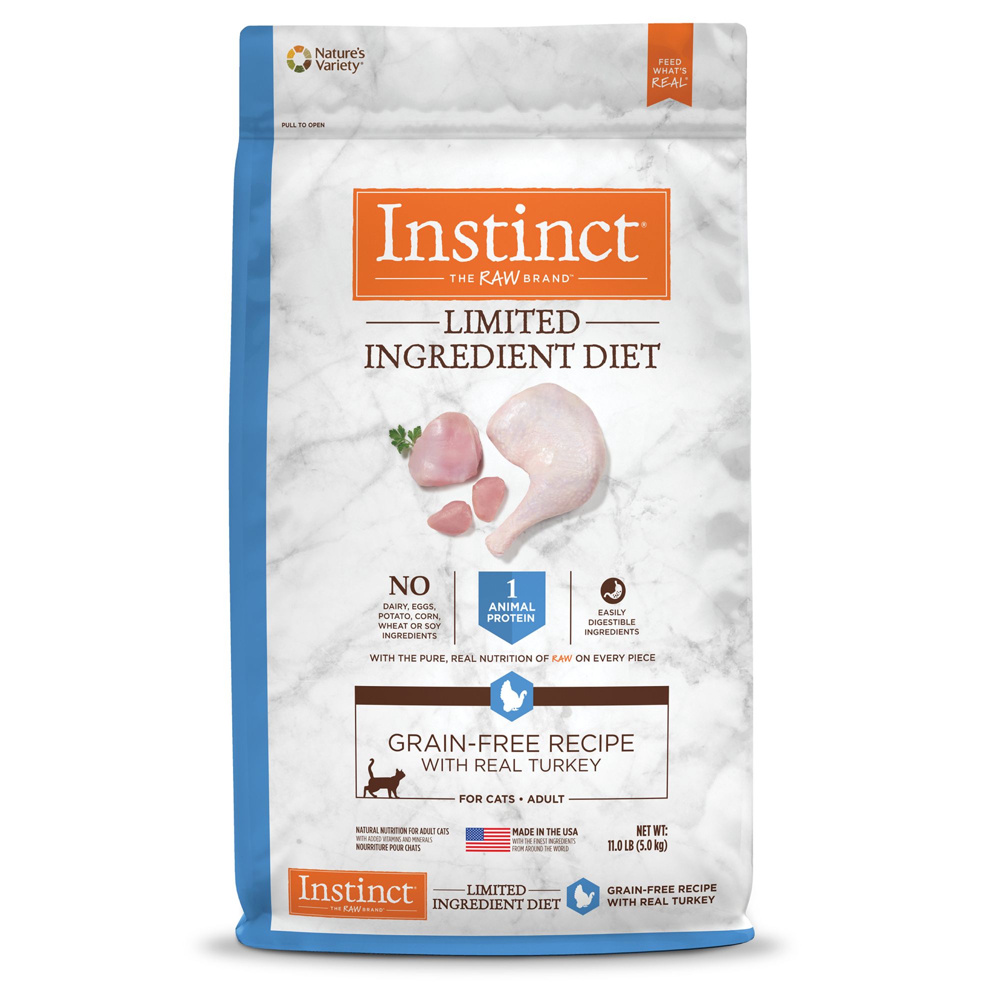 nature's variety instinct limited ingredient turkey cat food