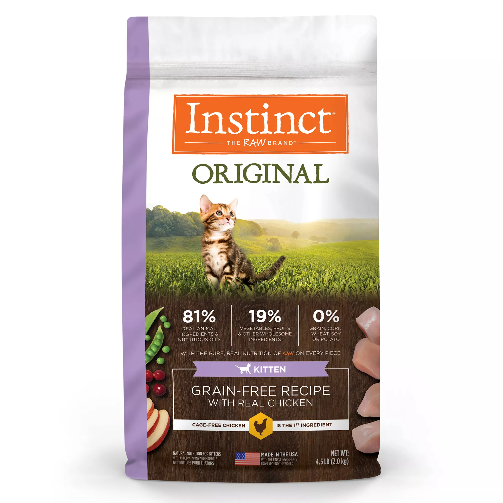 Instinct® Original Kitten Food - Natural, Grain Free, Chicken