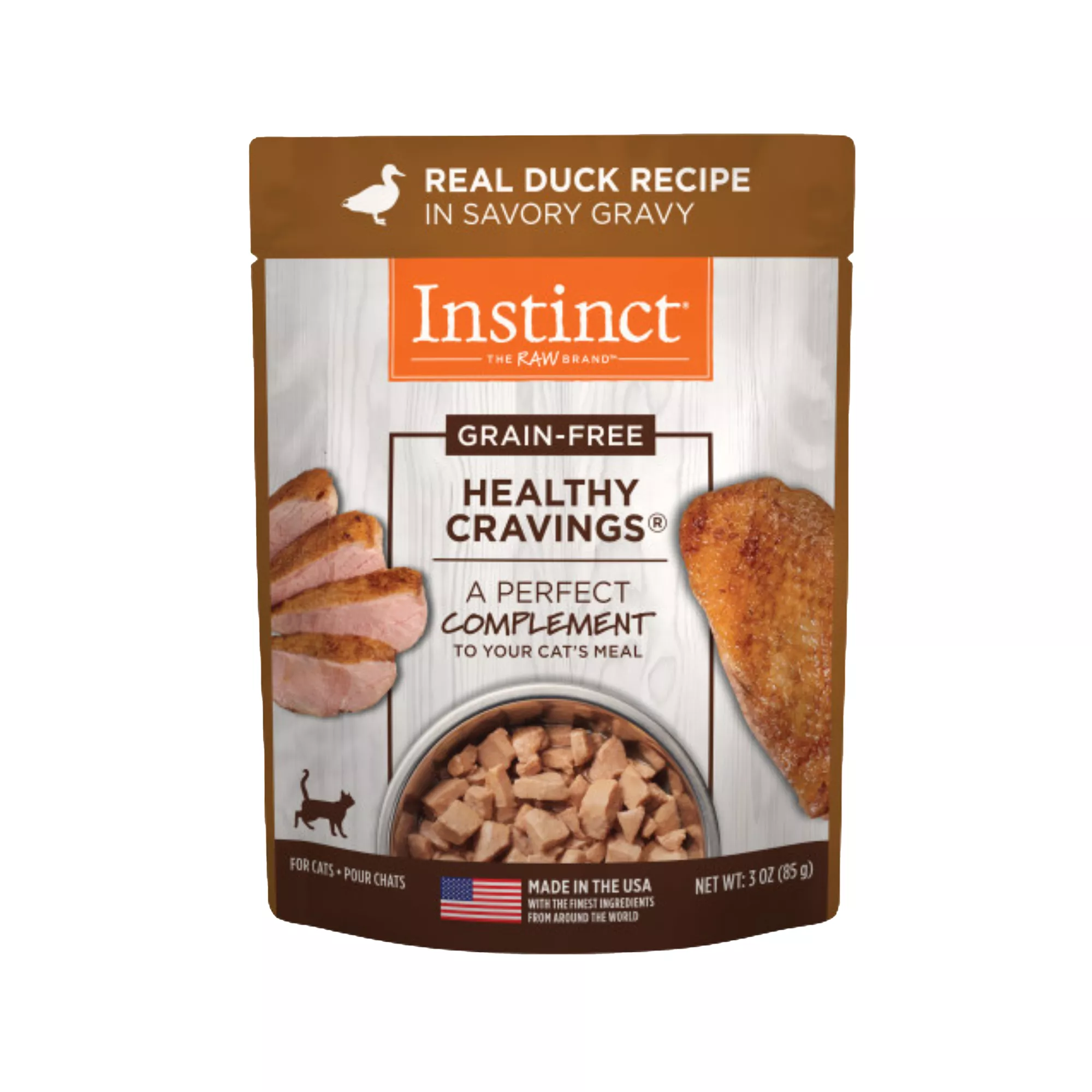 Instinct® Healthy Cravings Cat Food Topper - Natural, Grain Free, Duck