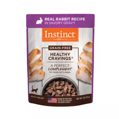 Product Instinct® Healthy Cravings Cat Food Topper - Natural, Grain Free, Rabbit