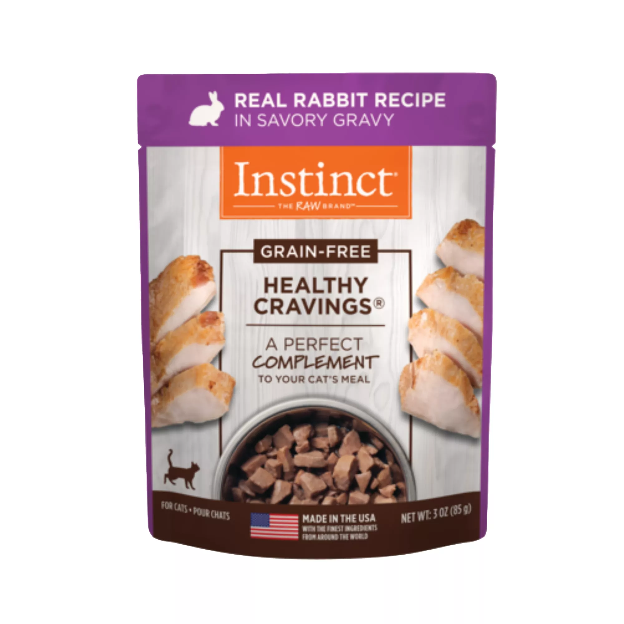 Instinct® Healthy Cravings Cat Food Topper - Natural, Grain Free, Rabbit