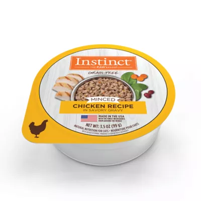 Product Instinct® Grain Free Minced Cat Food - Natural, Chicken