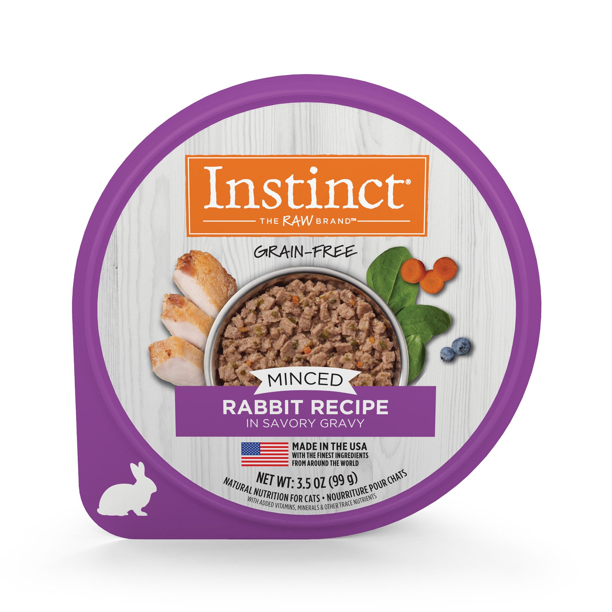 instinct rabbit cat food dry