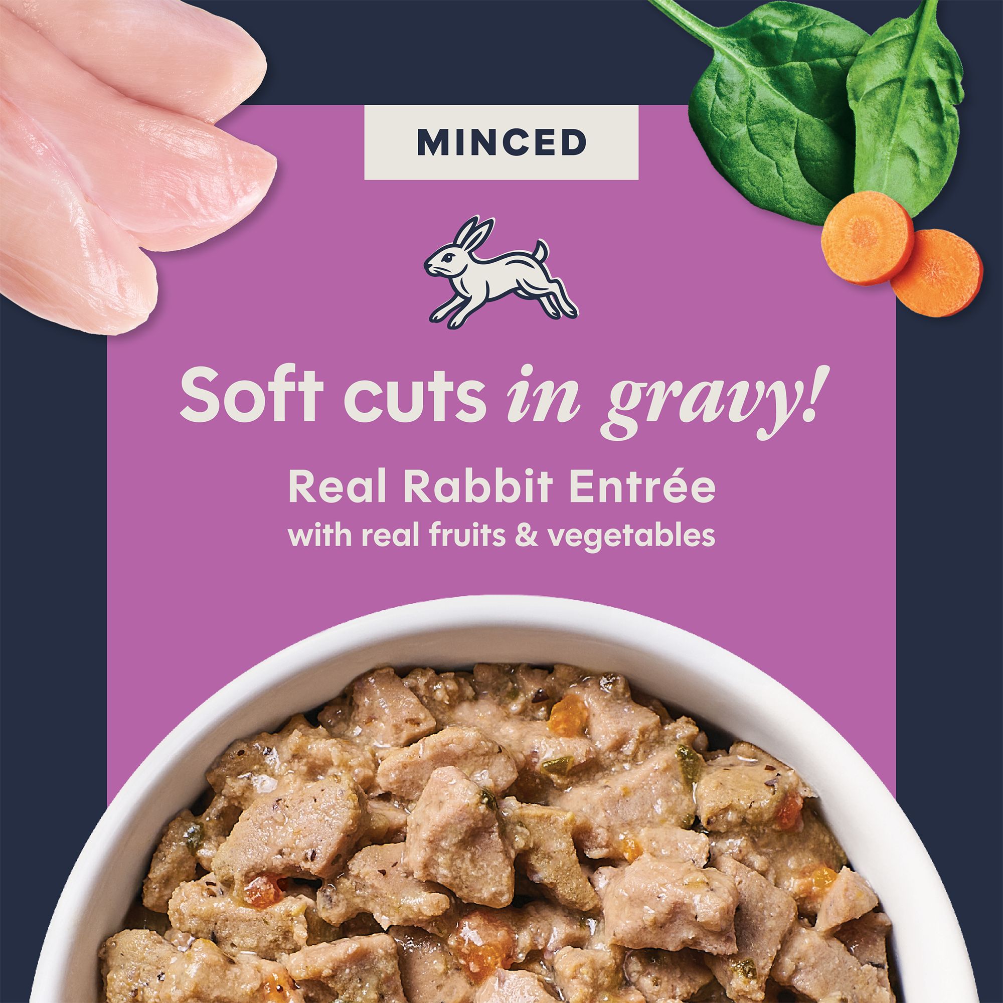 Instinct® Grain Free Minced Cat Food - Natural, Rabbit - thumbnail 3