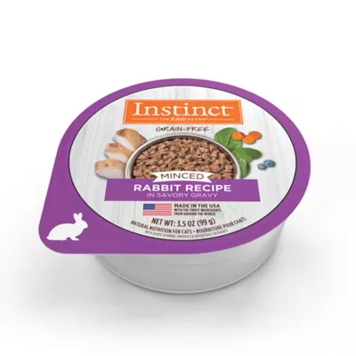 Instinct Minced Wet Cat Food rabbit 3.5 oz