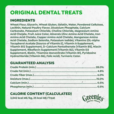 Greenies™ Adult Teenie Dog Dental Treats - Natural, Oral Health, Original - Image 9