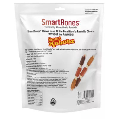 Product SmartBones® Smart Kabobz Dog Treat - Triple Meat Flavor