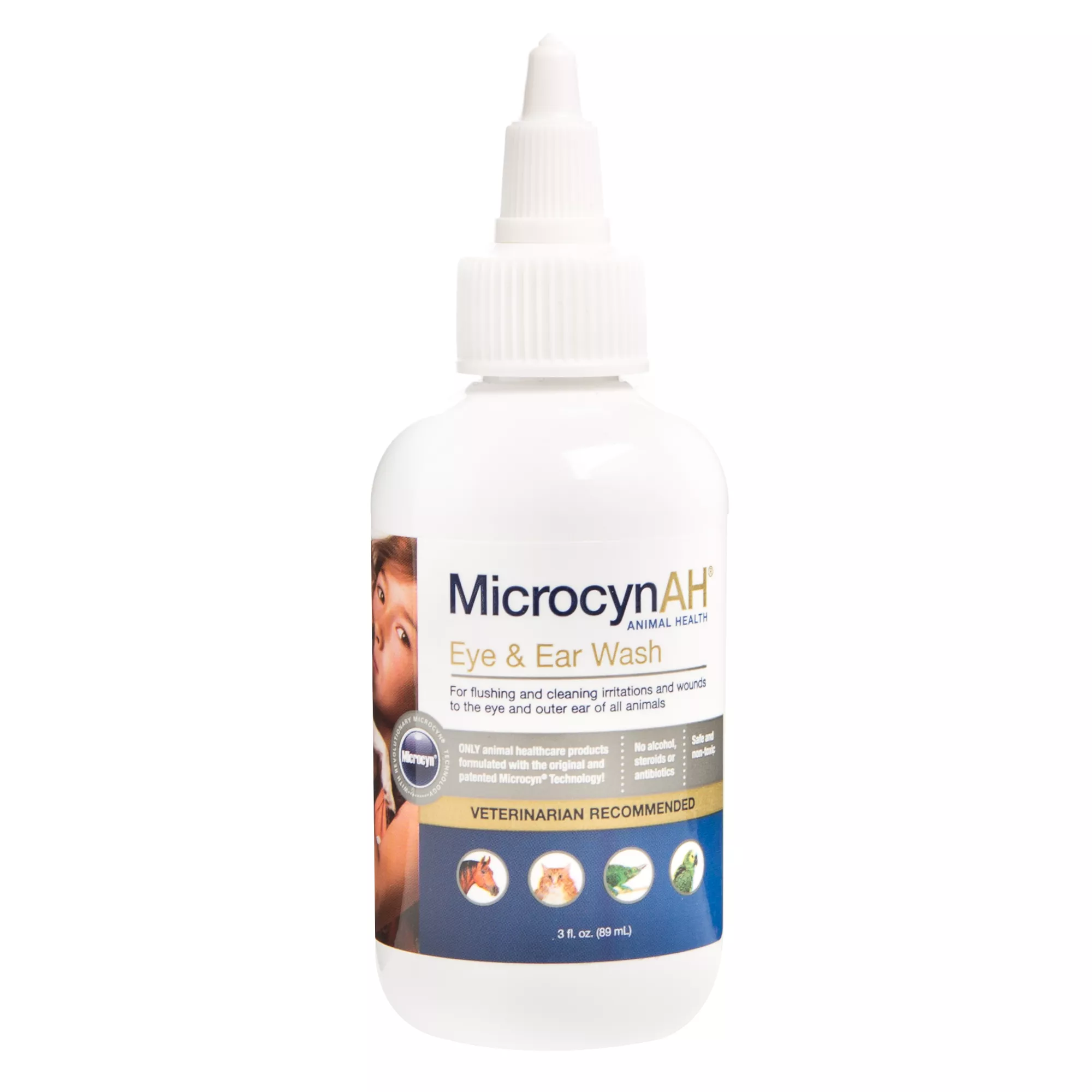 MicrocynAH® Ear & Eye Pet Wash