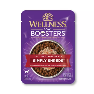 Product Wellness® Bowl Boosters Simply Shreds All Life Stage Dog Food Topper - Grain Free, Chicken & Beef