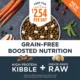 Product Instinct® Raw Boost Kibble + Freeze-Dried Raw All Life Stage Dry Dog Food - Raw, Grain Free, Chicken