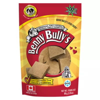 Product Benny Bully's Liver Chops Dog Treat - Natural, Beef Liver