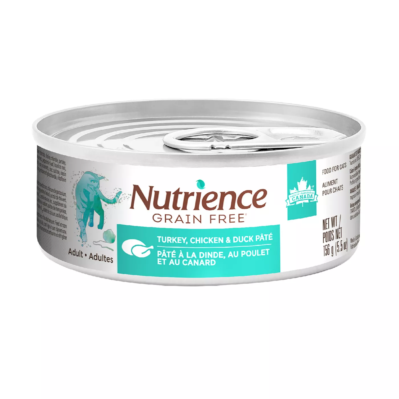 Nutrience® Grain Free Adult Cat Food Natural, Turkey, Chicken & Duck Pate