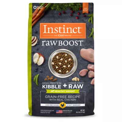 Product Instinct® RawBoost Healthy Weight Kibble + Freeze-Dried Raw Adult Dry Dog Food - Grain Free, Chicken