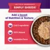 Wellness® Bowl Boosters Simply Shreds All Life Stage Dog Food Topper - Grain Free, Chicken & Salmon image thumbnail 4