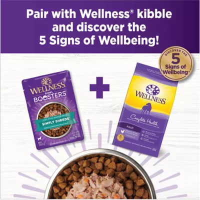 Product Wellness® Bowl Boosters Simply Shreds All Life Stage Dog Food Topper - Grain Free, Tuna & Beef