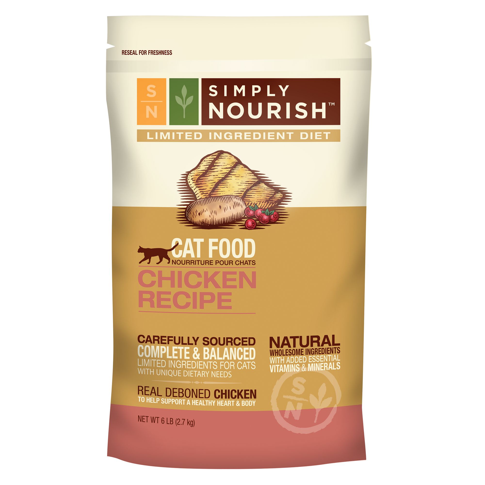 Simply Nourish™ Limited Ingredient Diet Cat Food - Natural ...