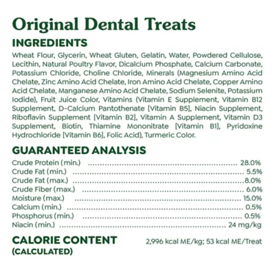 Product Greenies™ Adult Teenie Dog Dental Treats - Natural, Oral Health, Original