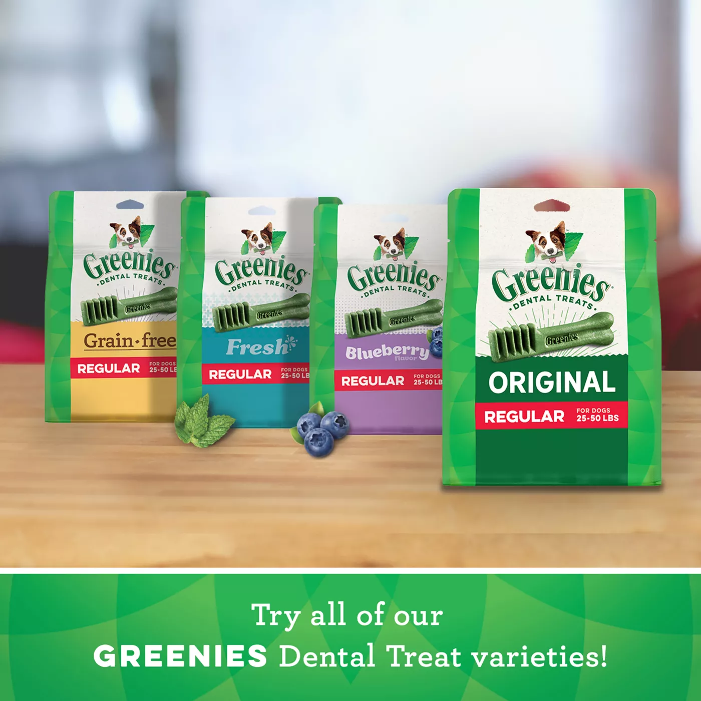 Greenies Adult Petite Dog Dental Treats Natural Oral Health Original