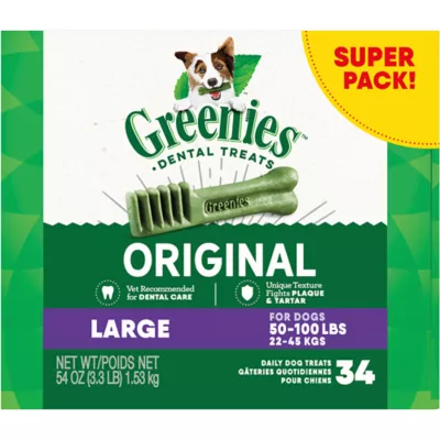 Product Greenies™ Adult Large Dog Dental Treats - Natural, Oral Health, Original