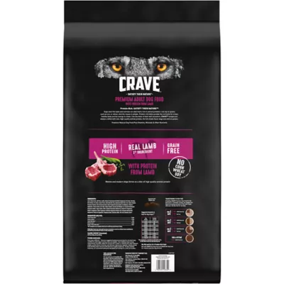 Product CRAVE™ High Protein Adult Dry Dog Food - Grain Free, Lamb & Venison