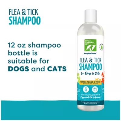 Only Natural Pet EasyDefense Flea Tick Pet Shampoo 13 oz