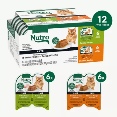 Product Nutro Perfect Portions Pate Adult Wet Cat Food - Grain Free , Variety Pack, 12 Count