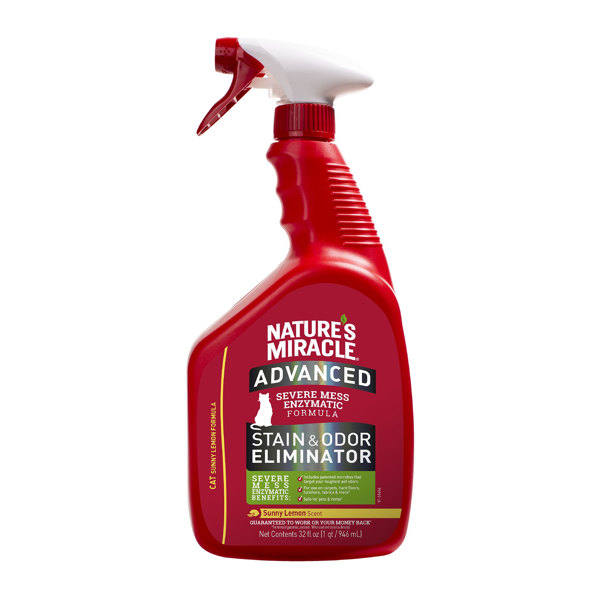 Nature's miracle oxy formula stain & odor remover hotsell