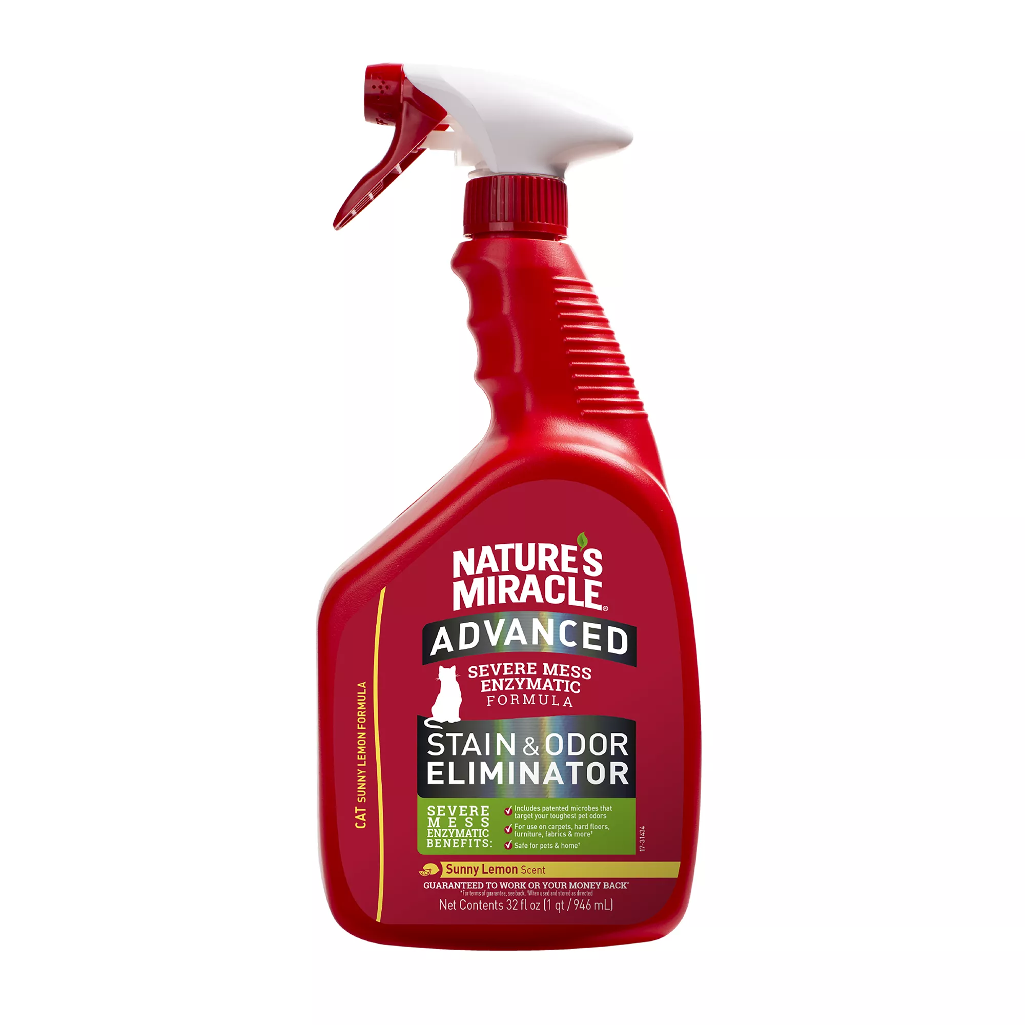 Nature's Miracle® Just for Cats Advanced Stain & Odor Remover - Sunny Lemon