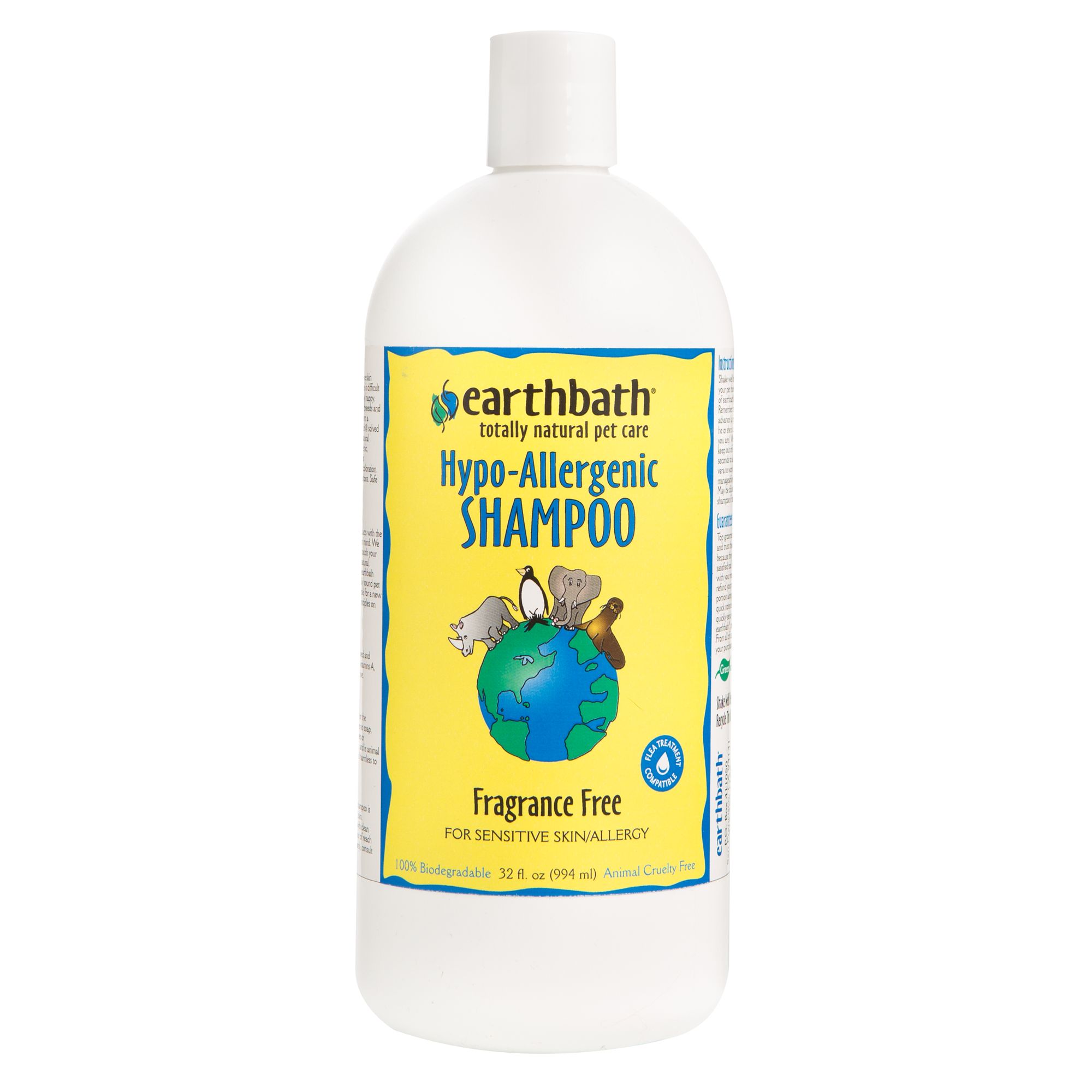 earthbath® HypoAllergenic Pet Shampoo Fragrance Free dog Shampoos