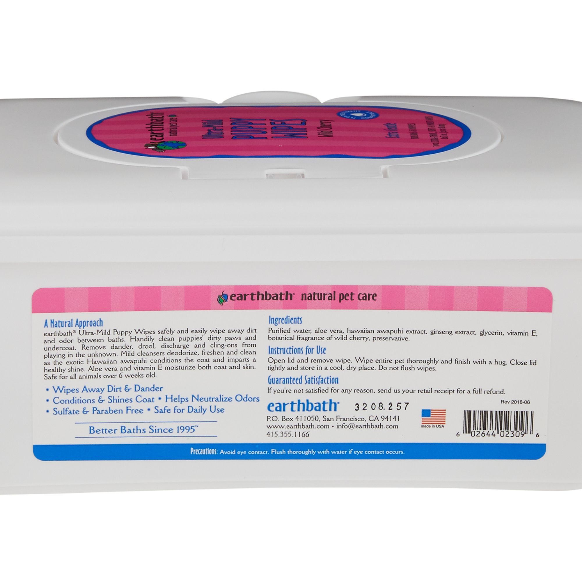 earthbath puppy wipes