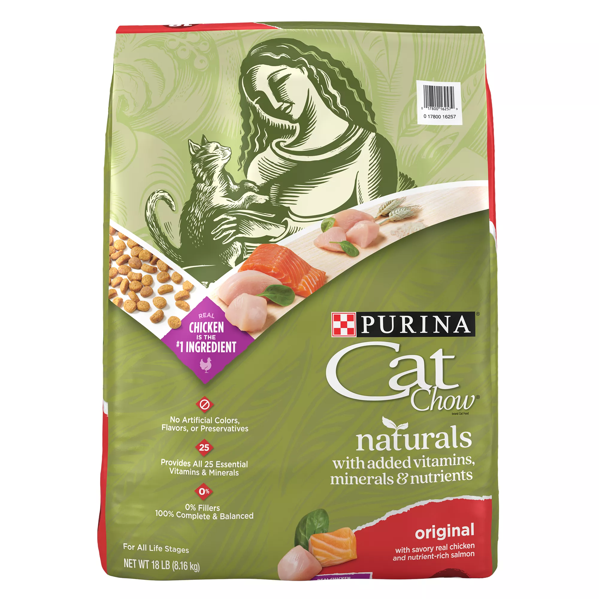 Purina® Cat Chow® Naturals All Life Stages Cat Dry Food - Chicken, Natural, No Artificial Flavors