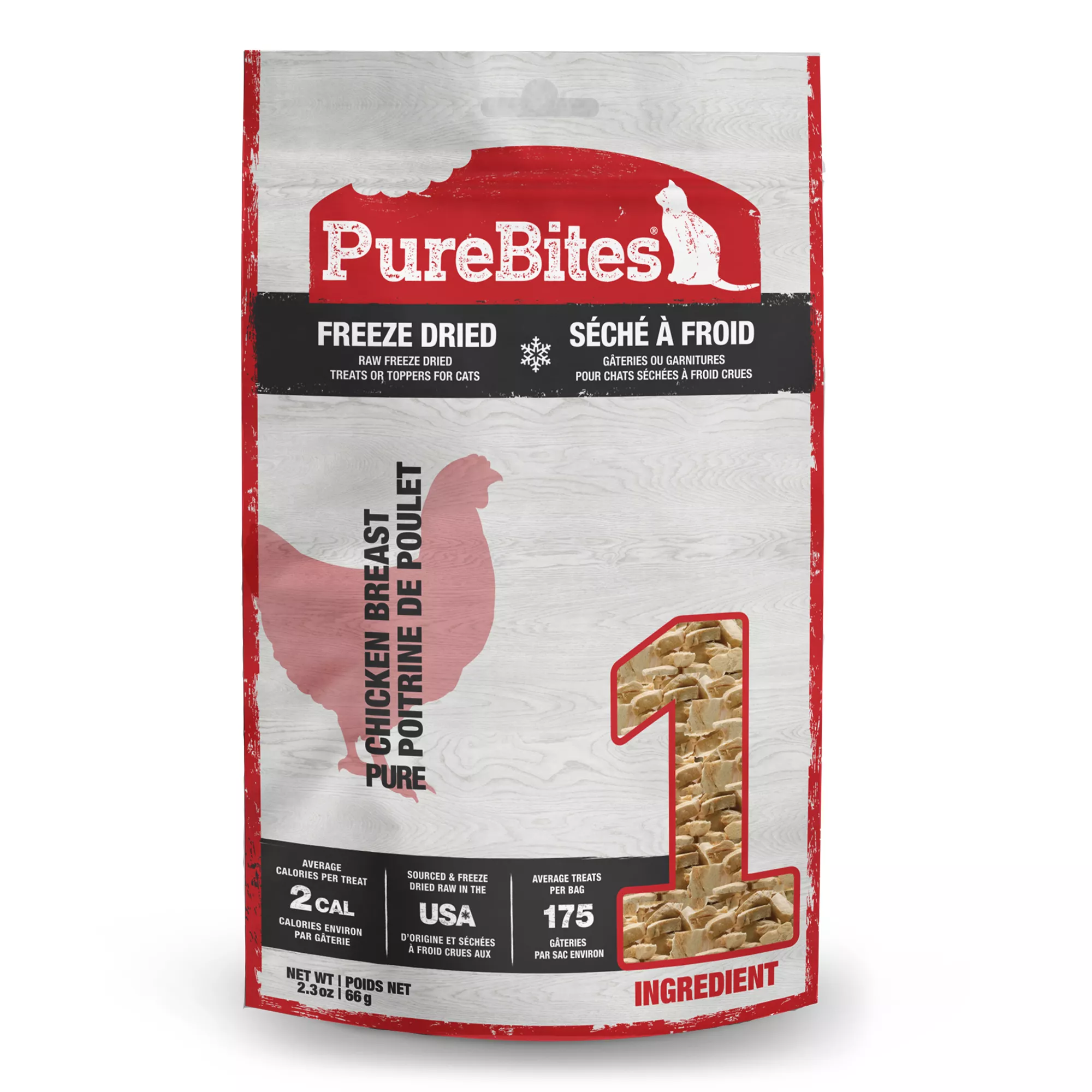 PureBites® Freeze Dried Cat Treat - Natural, Chicken