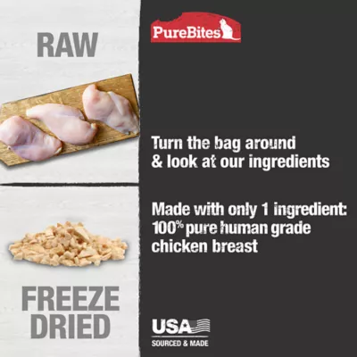 Product PureBites® Freeze Dried Cat Treat - Natural, Chicken