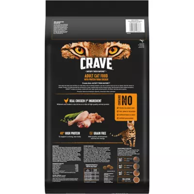 Product Crave High Protein Adult Dry Cat Food - Grain Free, Chicken
