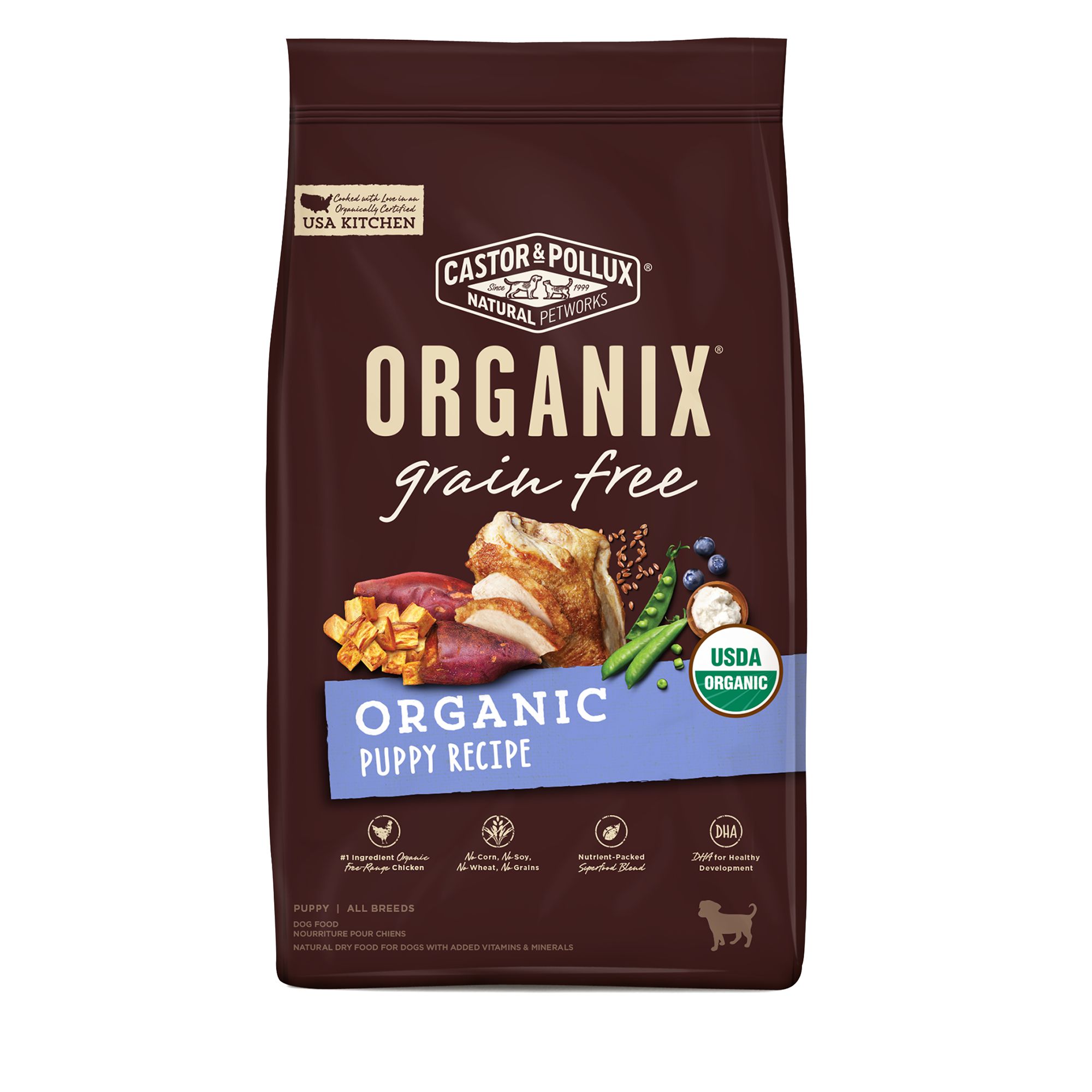 castor and pollux organix puppy food