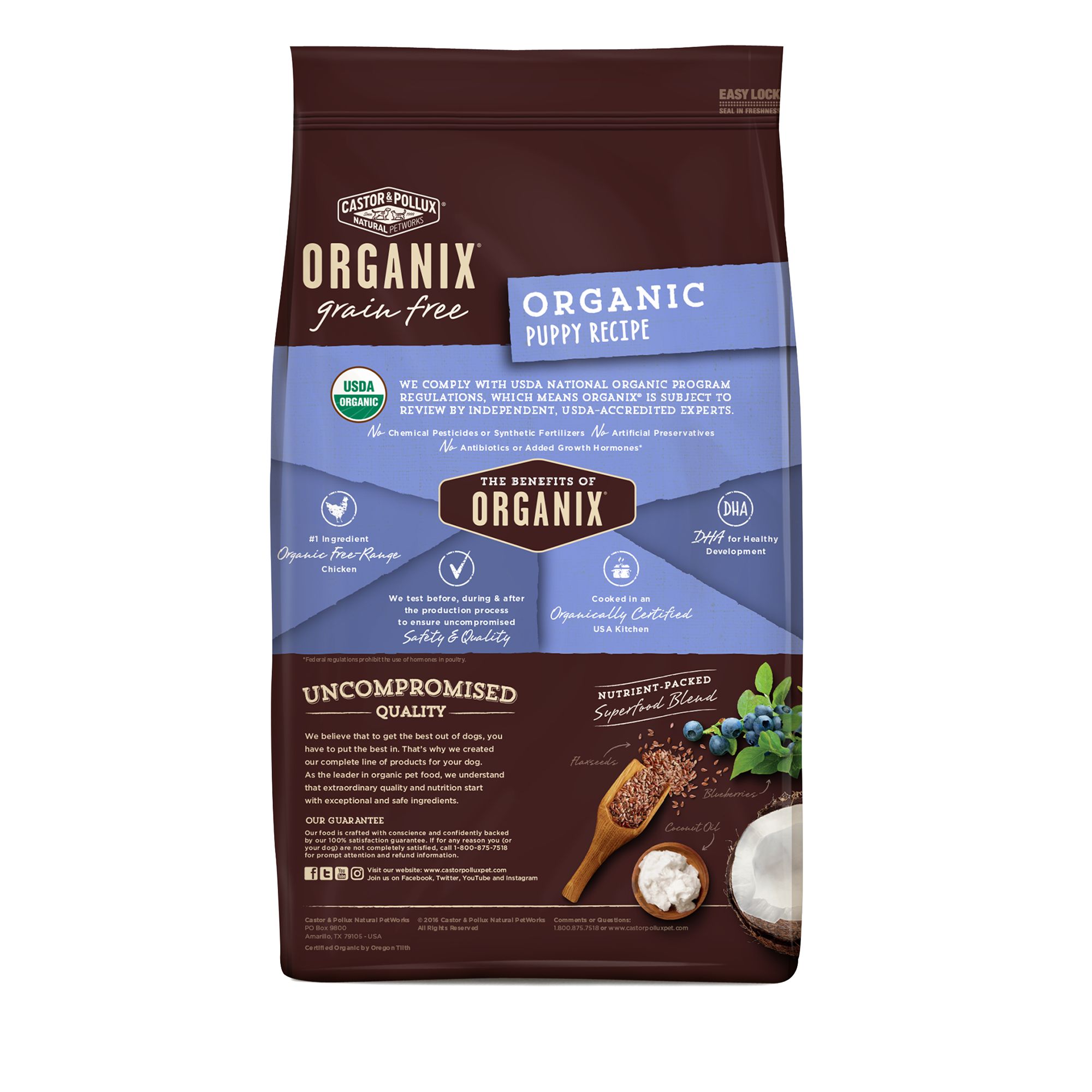organix puppy food